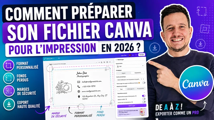 Comment préparer son fichier Canva pour l’impression en 2026 ?
